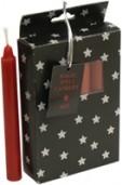Pack of 12 Small Spell Candles - Red - Click Image to Close
